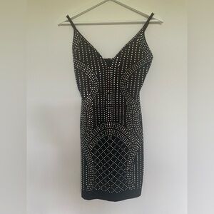 Sexy black dress A Peach